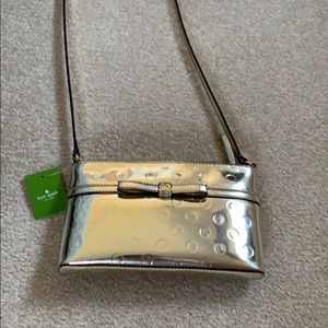 Brand new Gold Kate Spade small cross body bag